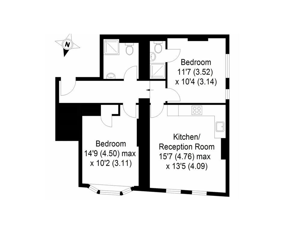 Camden Central - Boutique Apartment London Rom bilde